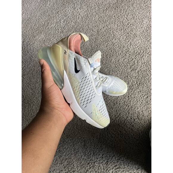 Size 7- Nike Air Max 270 White Sanddrift | DQ7642-100 Mens - Picture 1 of 6